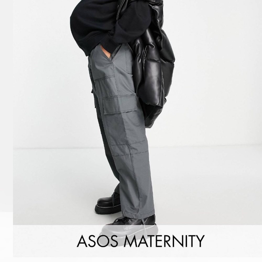 ASOS maternity slouchy combat pant